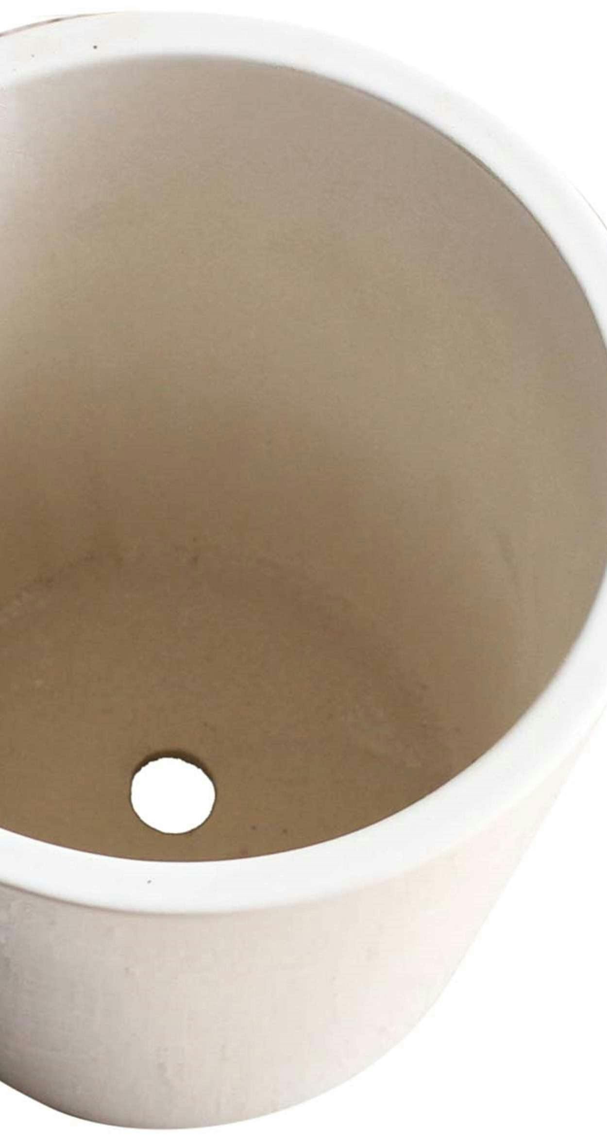 Lo エルオー は白い陶器の艶が上品な鉢カバー ギフトにも最適 ひとはなノート