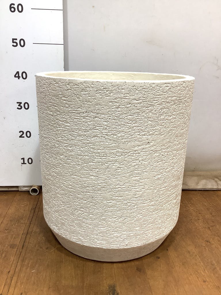鉢カバー Eco Stone（エコストーン） シリンダータイプ 10号鉢用 White