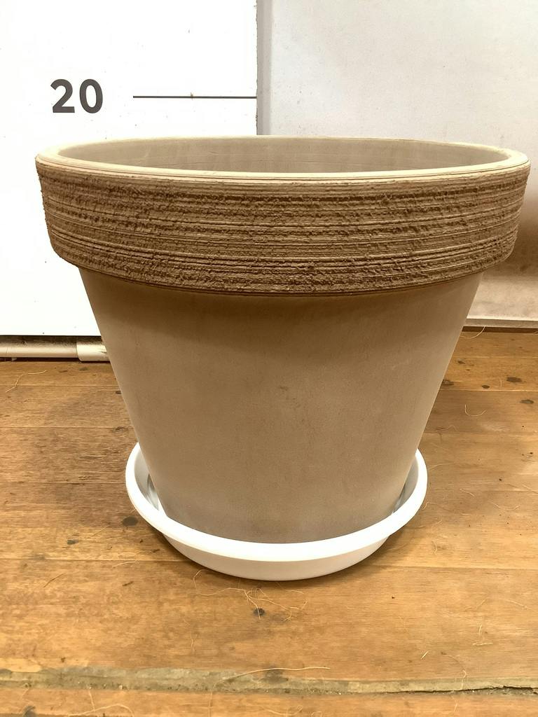 観葉植物 植木鉢 陶器 茶色 0823a ミニ植木鉢 陶器製 茶色 四角 盆栽鉢