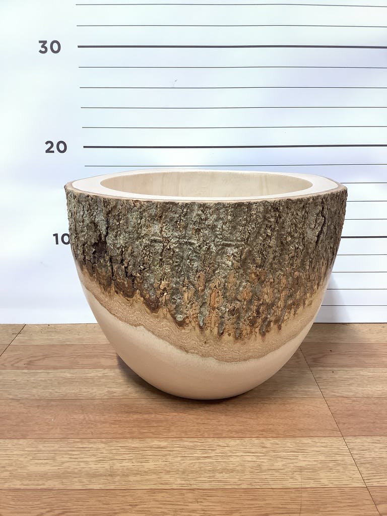 鉢カバー Mango Wood(マンゴーウッド) フラワーベース 4号鉢用 #stem