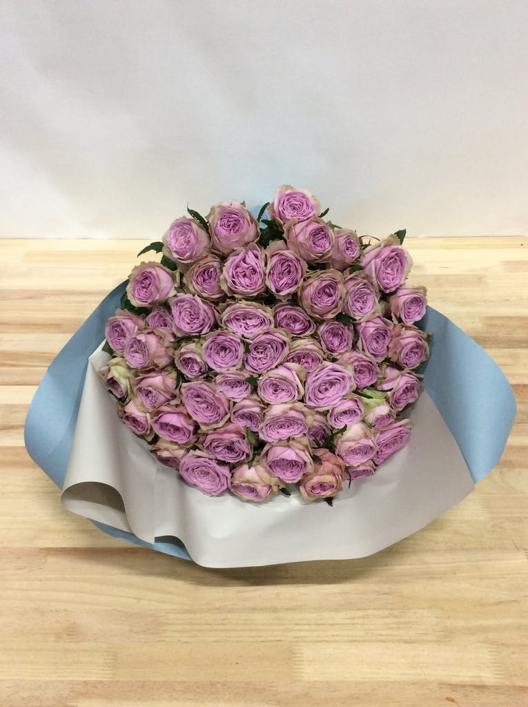 ＊ぷらすしゅがー＊様ご確認用＊上品パープルブーケお花 紫色の花束・ブーケ – 花・花束の通販サイト｜HanaTaku