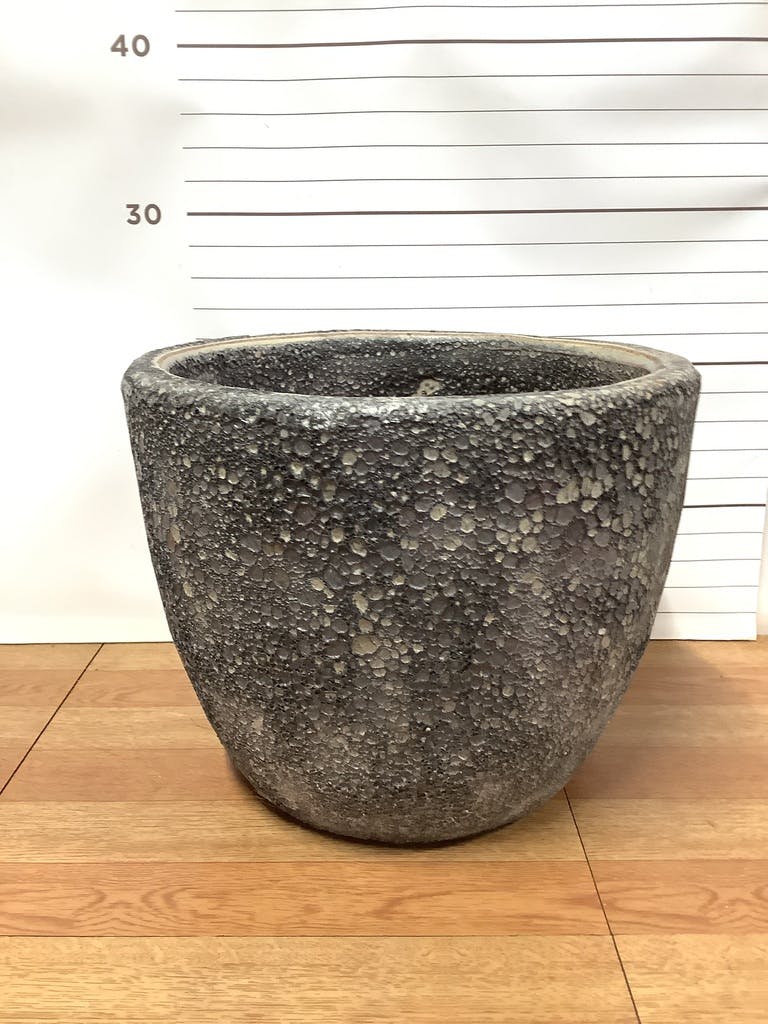 鉢カバー アビスソニア ミドル 6号鉢用 灰 #KONTON AB-S01H10E | 鉢