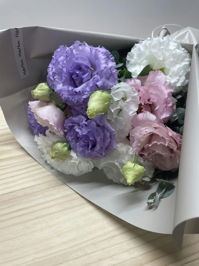 産地直送 トルコキキョウ 1輪 花束 ミックス（30本入り）／佐賀