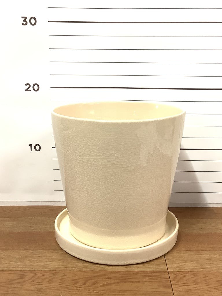 大きな陶器の植木鉢（ポット）、鉢カバーとしても❤︎ 楽天市場】鉢カバー（10号鉢対応）おしゃれ樹脂で、お求めやすい
