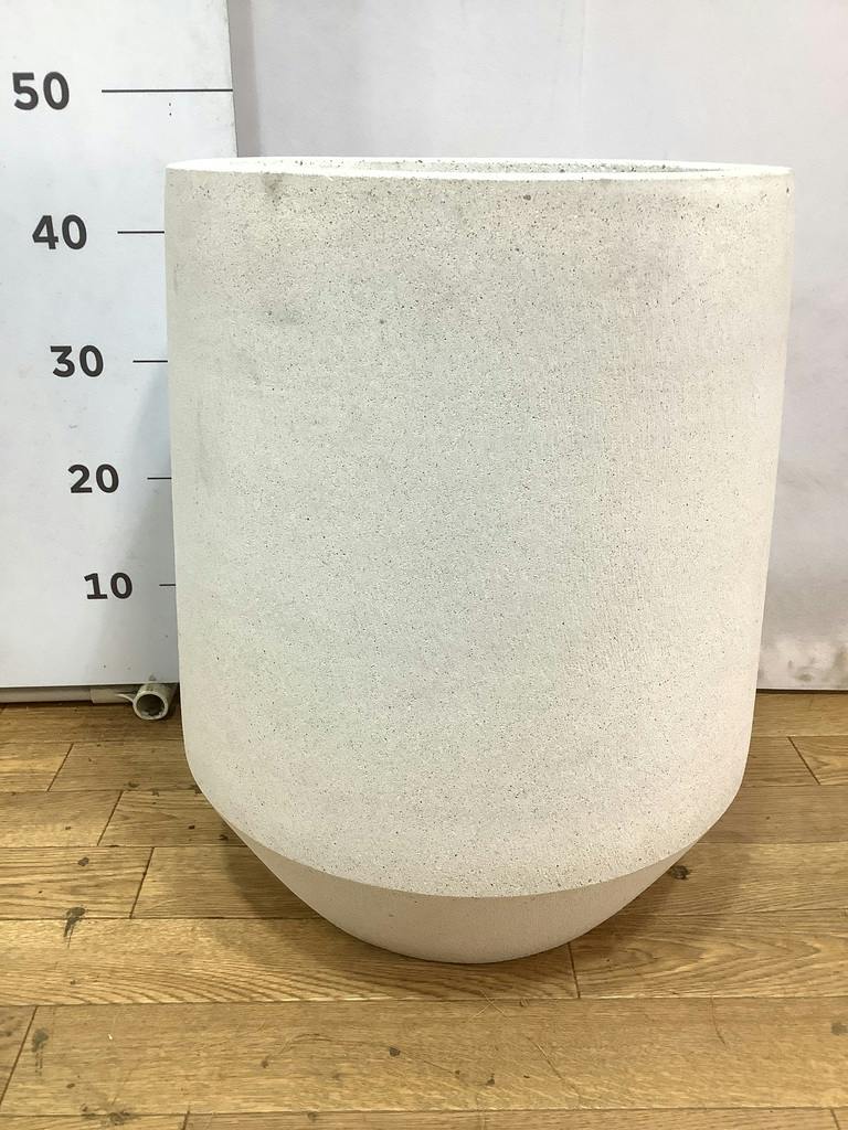 鉢カバー パボ トール 8号鉢用 オフホワイト #KONTON FS-PV1W40E | 鉢