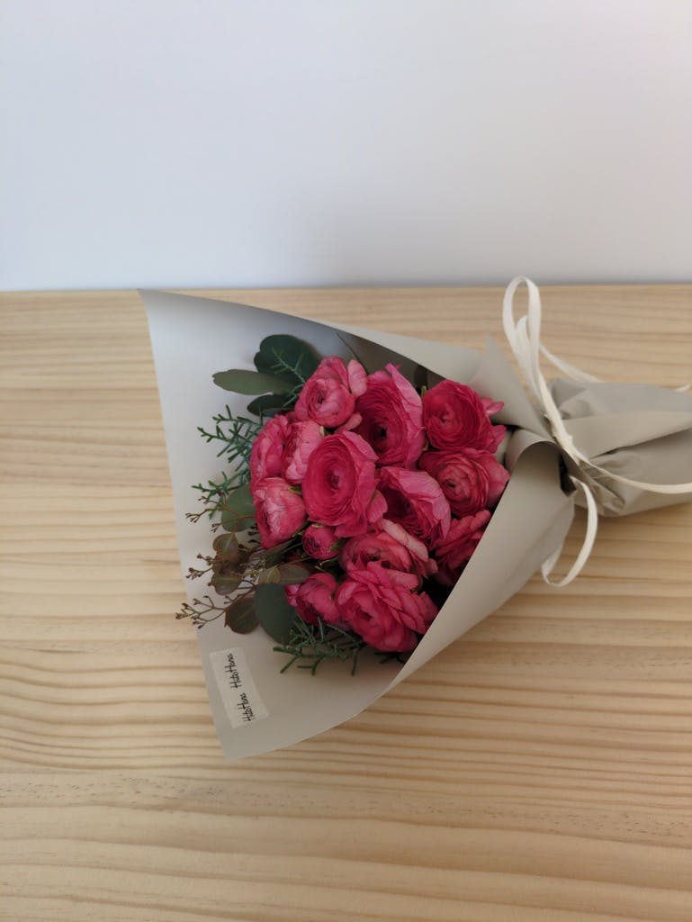 産地直送 ラナンキュラス 花束 ピンク S／福岡 コスモファーム野口から