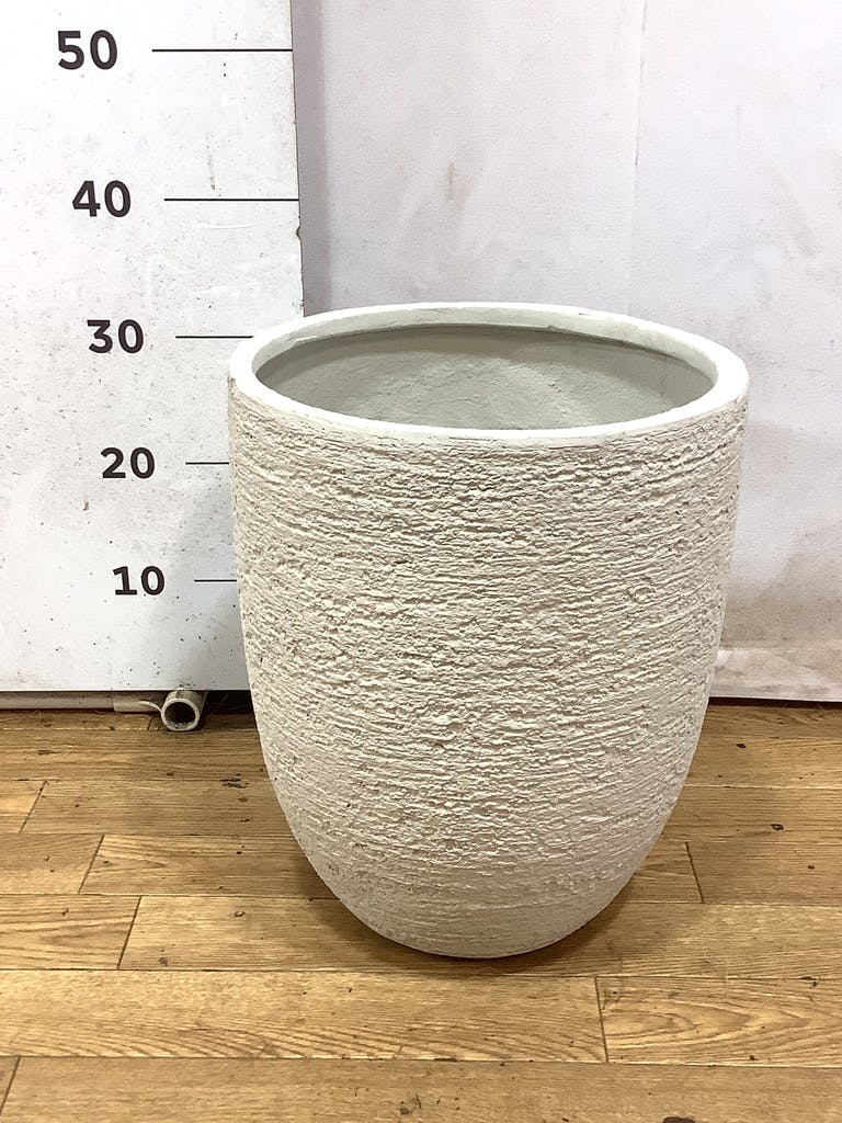 鉢カバー ビアスアルトエッグ 8号鉢用 白 #GREENPOT EB