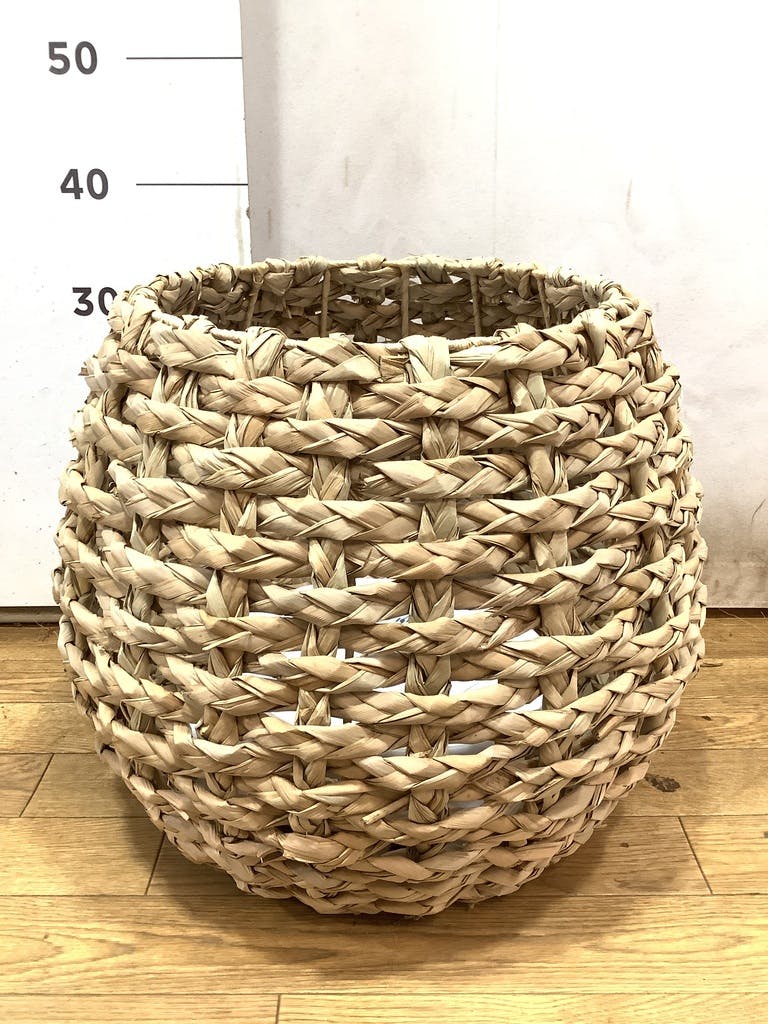鉢 21cm 鉢カバー LushBasket（ラッシュバスケット） 8号鉢用 Natural