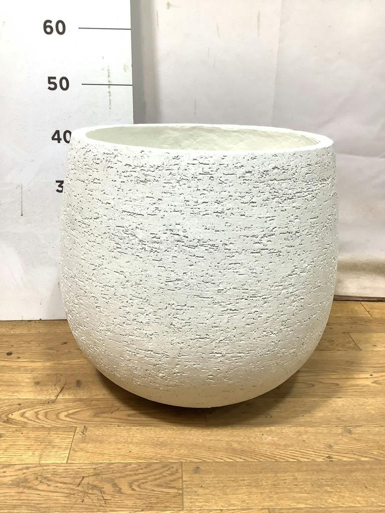 stem エコストーン10号鉢用 F1807大型 鉢 カバー 丸型 ホワイト 鉢カバー Eco Stone（エコストーン） 10号鉢用 white #stem F1807 | 鉢