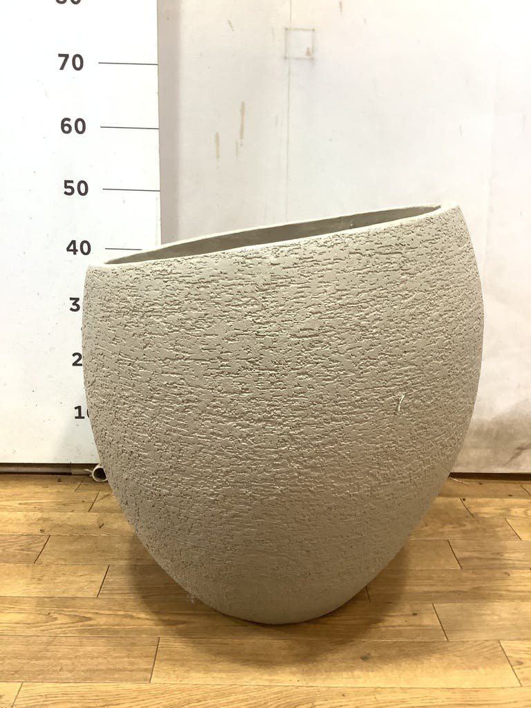 2F【used】エコストーン　鉢カバー　10号鉢用　植木鉢カバー　大きい 鉢カバー Eco Stone エコストーン 10号鉢用 Light Gray