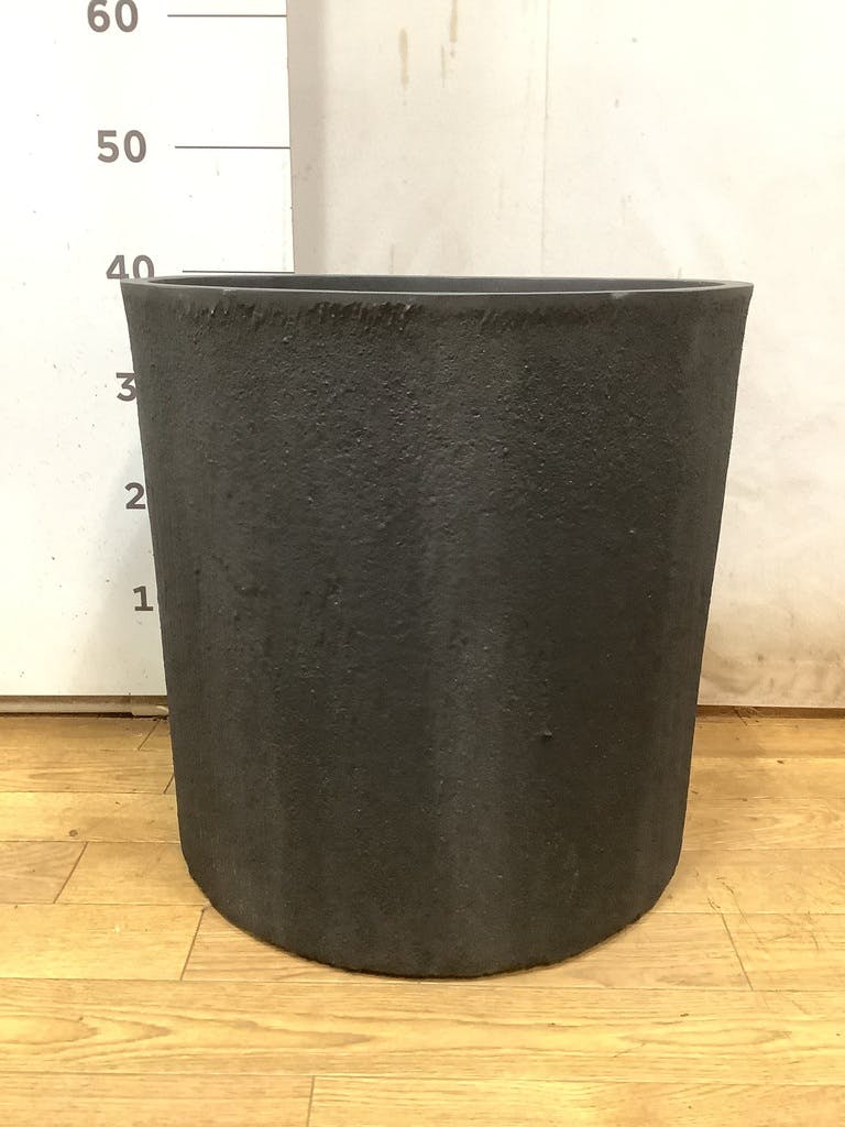 鉢カバー ソンク シリンダー 10号鉢用 チャコールグレー #KONTON