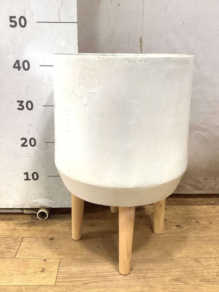 鉢カバー FiberCray（ファイバークレイ） 7号鉢用 white #stem F9854