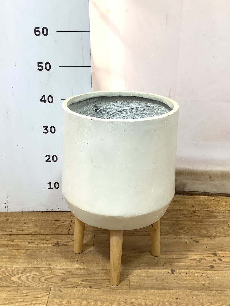 鉢カバー FiberCray（ファイバークレイ） 7号鉢用 white #stem F9854