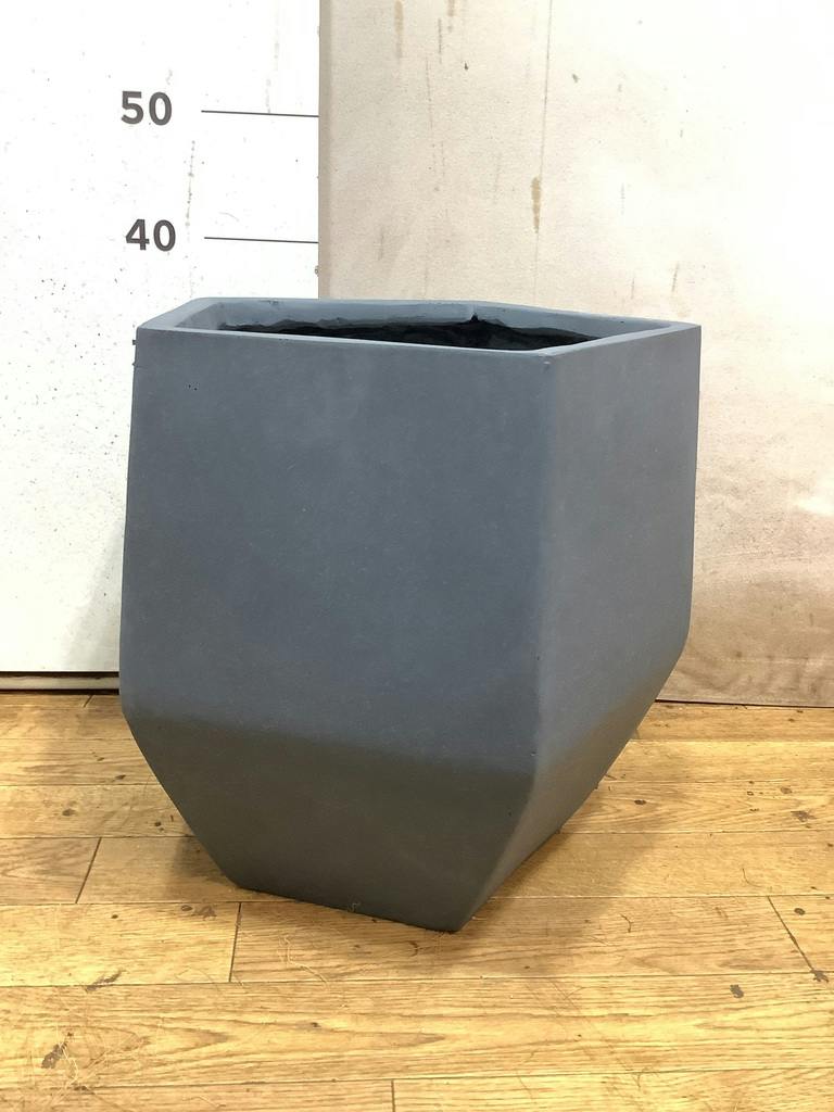 鉢カバー FiberCray（ファイバークレイ） 8号鉢用 Gray #stem F9801