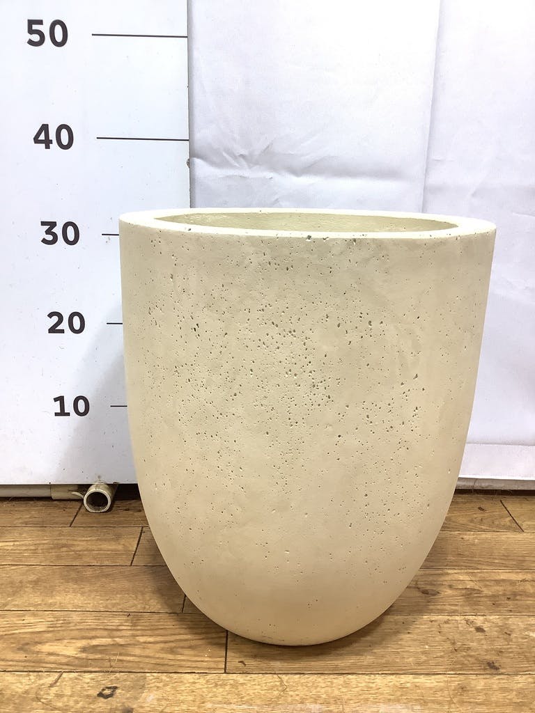 鉢カバー フォリオアルトエッグ 8号鉢用 クリーム #GREENPOT EB