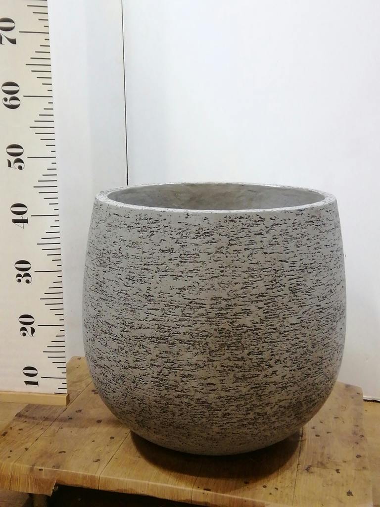 鉢カバー Eco Stone（エコストーン） 10号鉢用 Gray #stem F1807 | 鉢