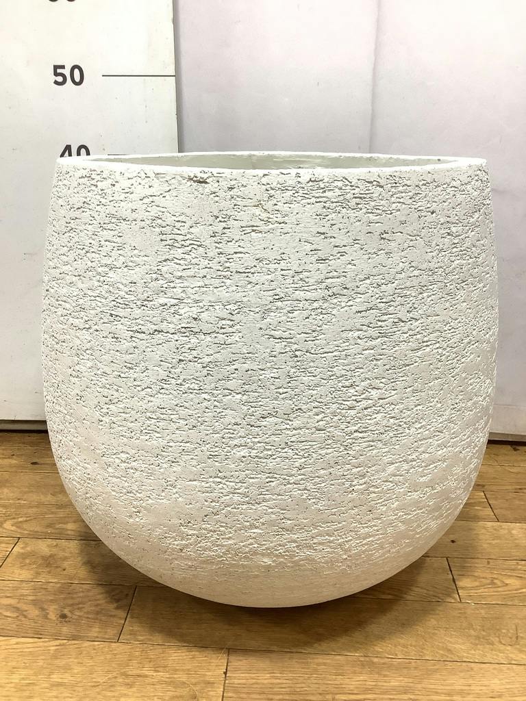 stem エコストーン10号鉢用 F1807大型 鉢 カバー 丸型 ホワイト 鉢カバー Eco Stone（エコストーン） 10号鉢用 white #stem F1807 | 鉢