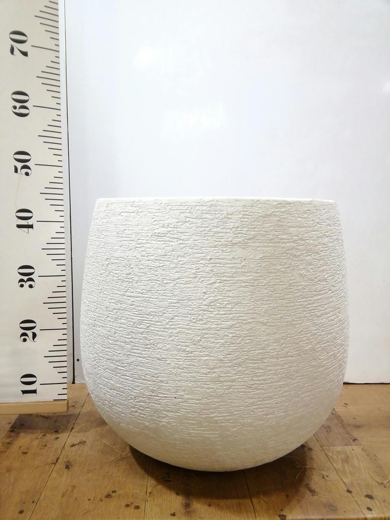 鉢カバー Eco Stone（エコストーン） 10号鉢用 white #stem F1807 | 鉢