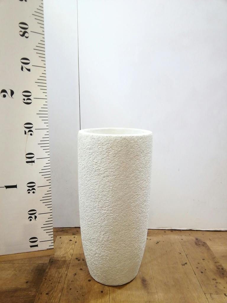 鉢カバー Eco Stone（エコストーン） トールタイプ6号鉢用 white #stem