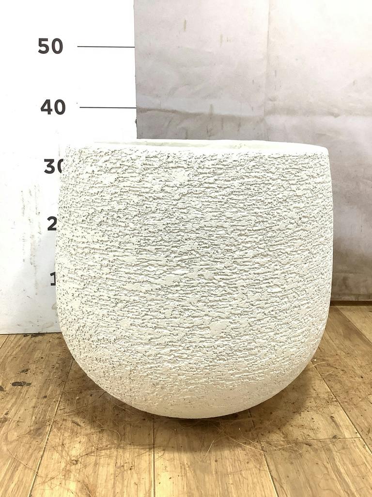 鉢カバー Eco Stone（エコストーン） 8号鉢用 white #stem F1806 | 鉢
