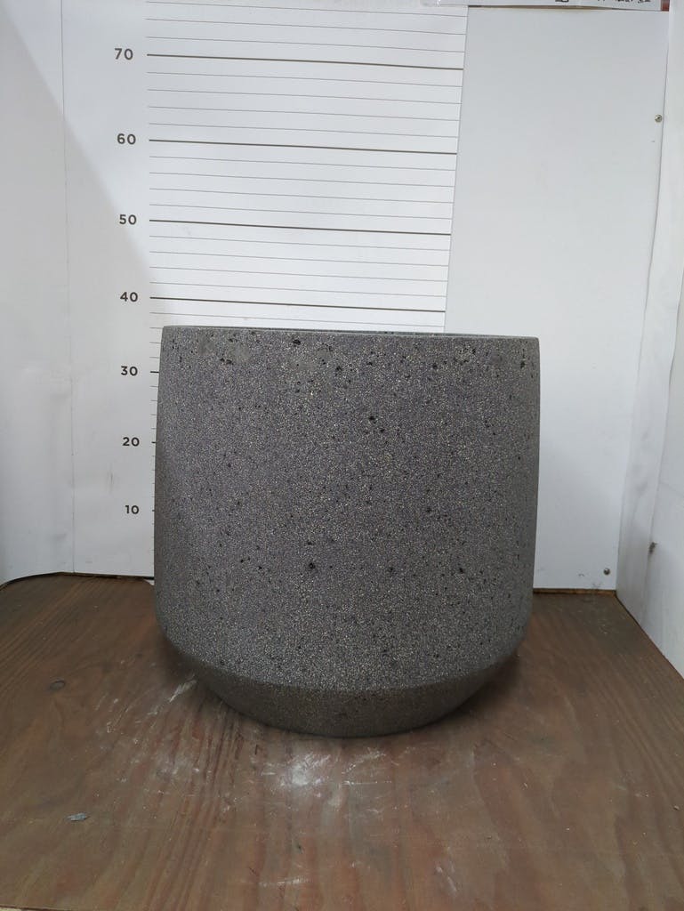 鉢カバー セメント・コンクリート 10号 | 観葉植物の鉢ならHitoHana