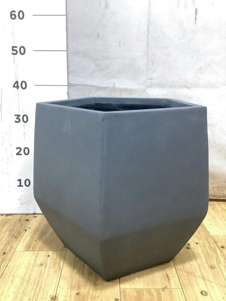 鉢カバー FiberCray（ファイバークレイ） 8号鉢用 Gray #stem F9801