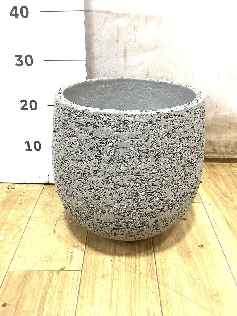 鉢カバー Eco Stone（エコストーン） 6号鉢用 Gray #stem F1805 | 鉢