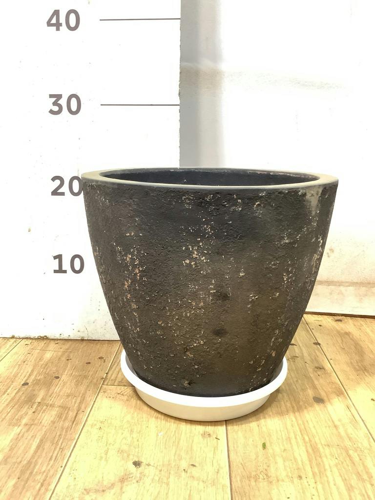 鉢カバー 黒・ブラック 6号 | 観葉植物の鉢ならHitoHana