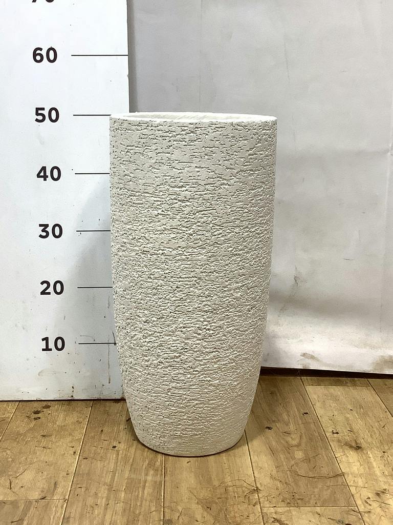 鉢カバー Eco Stone（エコストーン） トールタイプ6号鉢用 white #stem