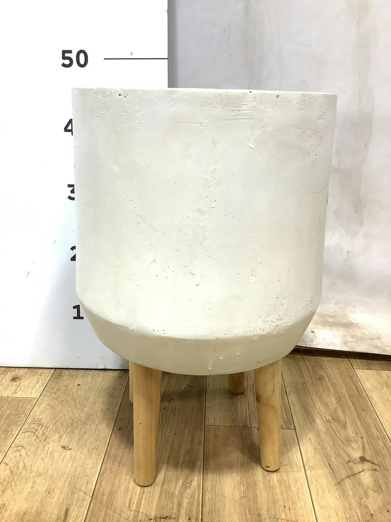 鉢カバー FiberCray（ファイバークレイ） 7号鉢用 white #stem F9854