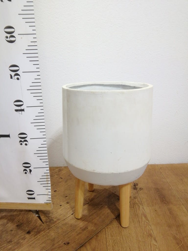 鉢カバー FiberCray（ファイバークレイ） 7号鉢用 white #stem F9854