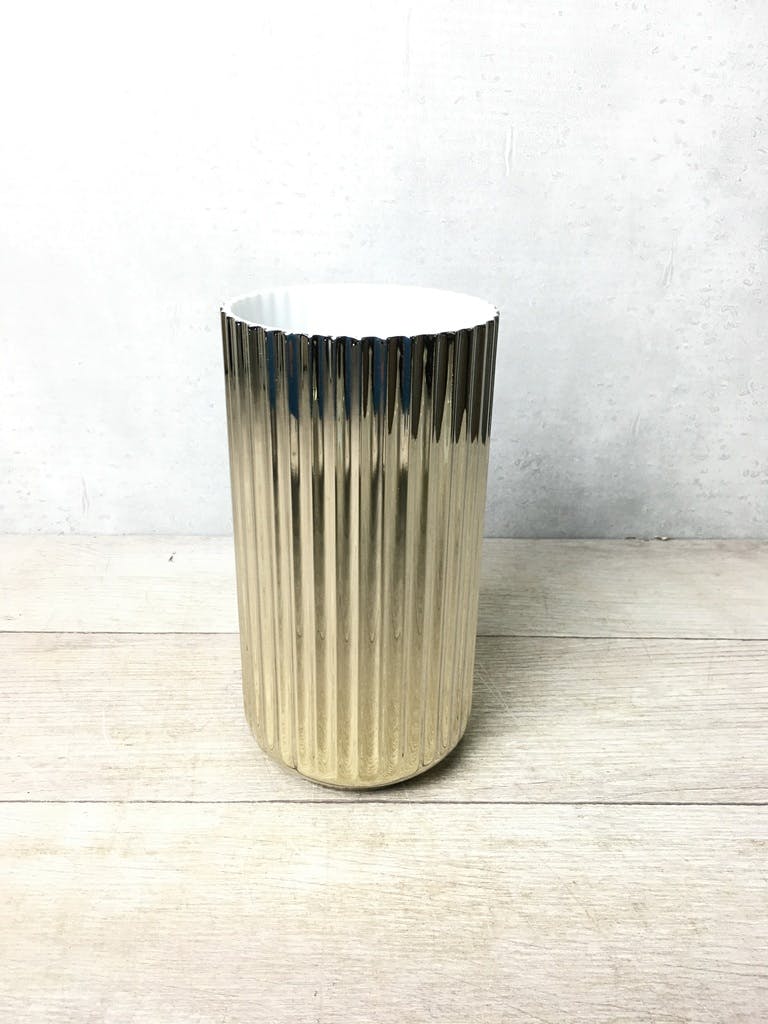 Lyngby Vase(リュンビューベース) H20cm グロッシーゴールド #Lyngby