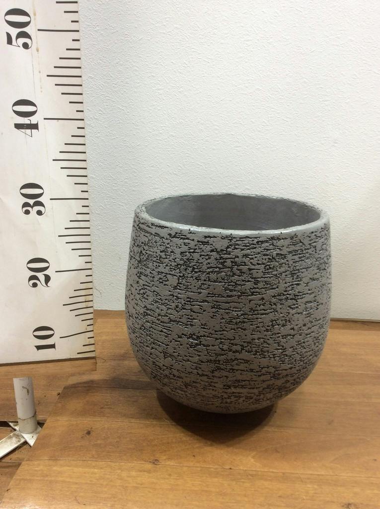 鉢カバー Eco Stone（エコストーン） 6号鉢用 Gray #stem F1805 | 鉢