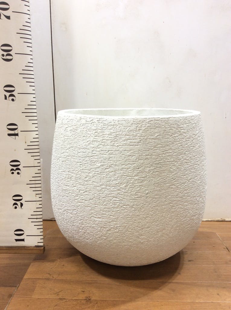 鉢カバー Eco Stone（エコストーン） 10号鉢用 white #stem F1807 | 鉢