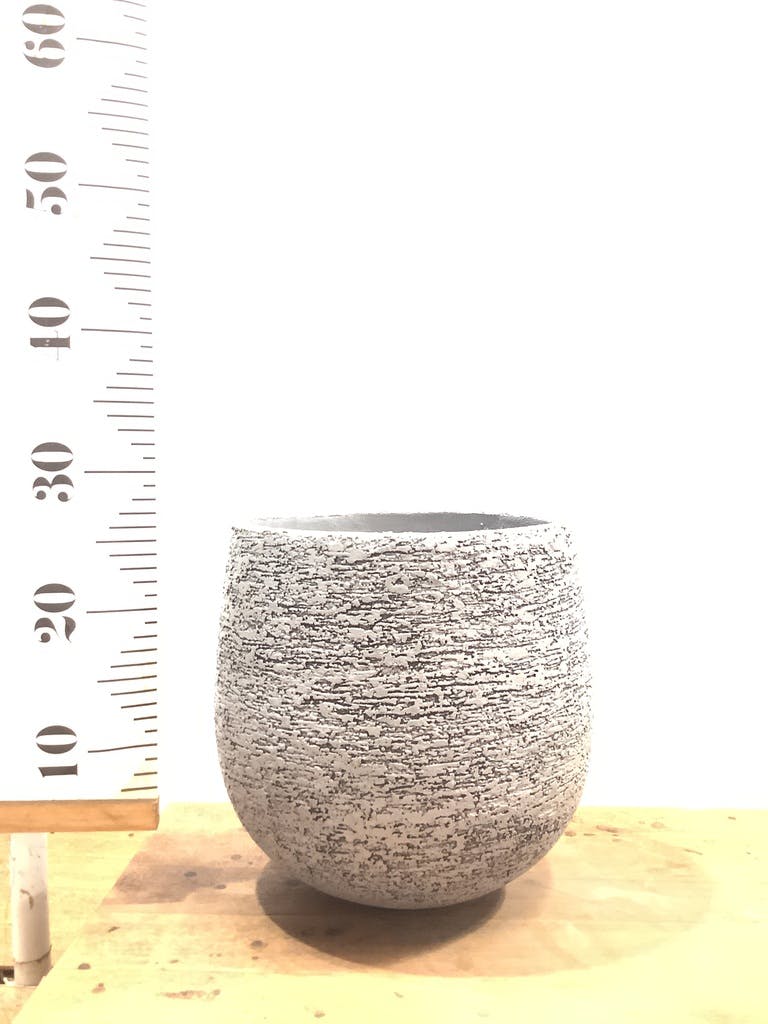 鉢カバー Eco Stone（エコストーン） 6号鉢用 Gray #stem F1805 | 鉢