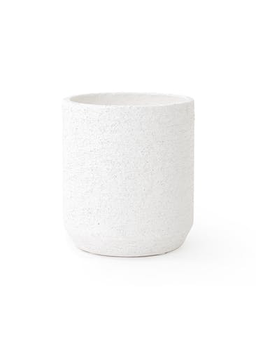 鉢カバー Eco Stone（エコストーン） シリンダータイプ 7号鉢用 White # stem F1801
