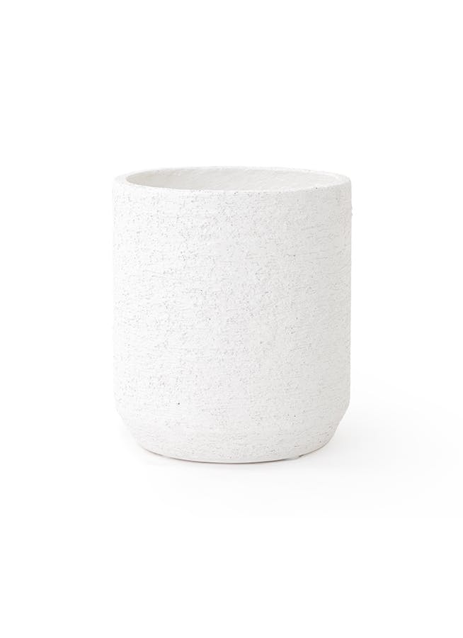 鉢カバー Eco Stone（エコストーン） シリンダータイプ 7号鉢用 White 