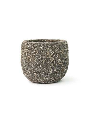 鉢カバー Coral Pot (コーラルポット) 6号鉢用 ブラック #stem C0301