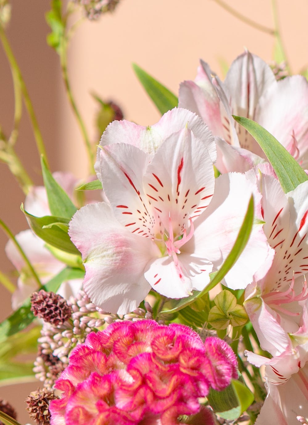 ✨百合生花 ユリ 八重咲き 切り花 アレンジ 花束 プレゼント お供え