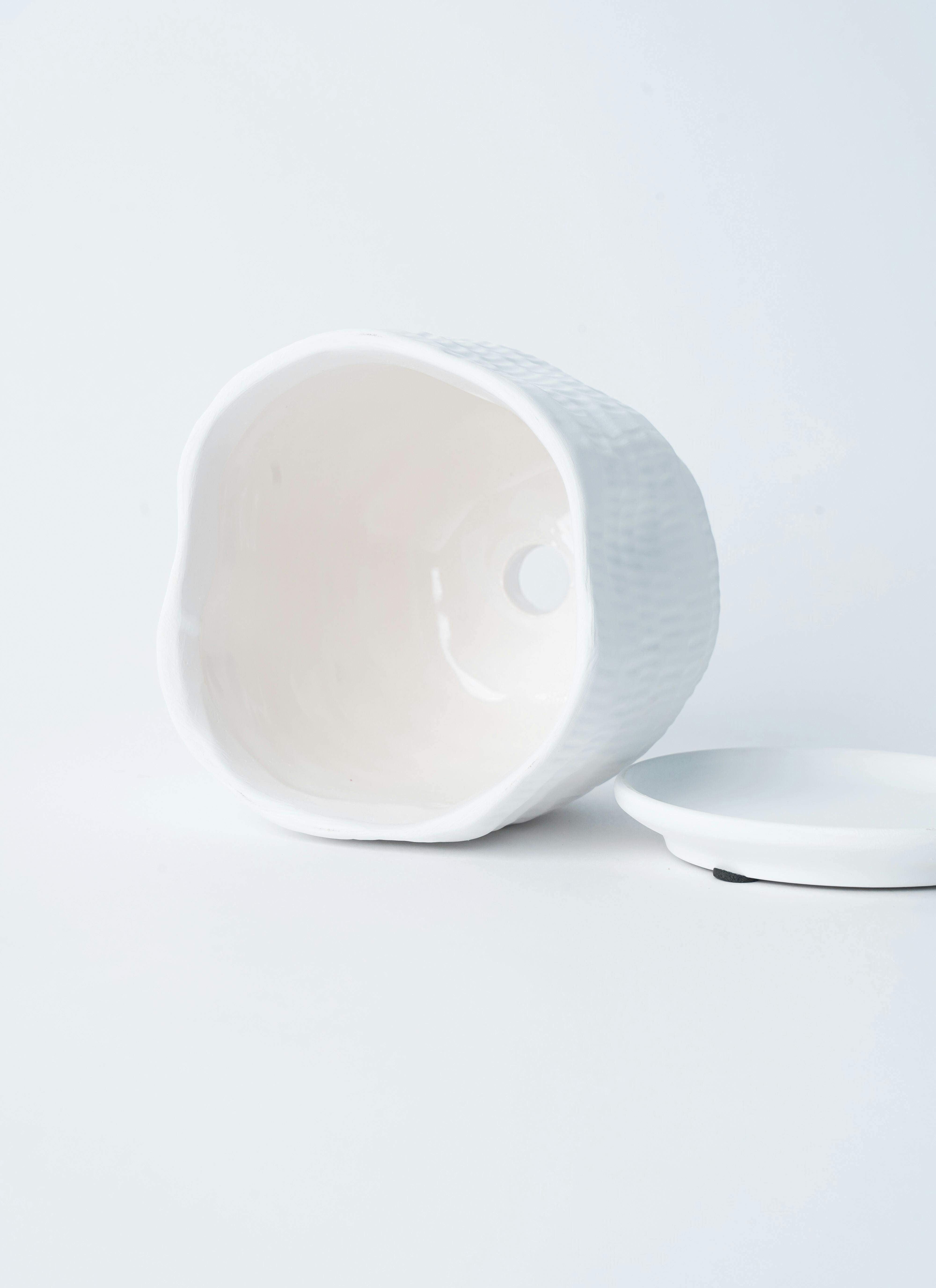 鉢カバー・植木鉢 ハピ 白 S 3号鉢用 #murmures CK-002SWh | 鉢カバー