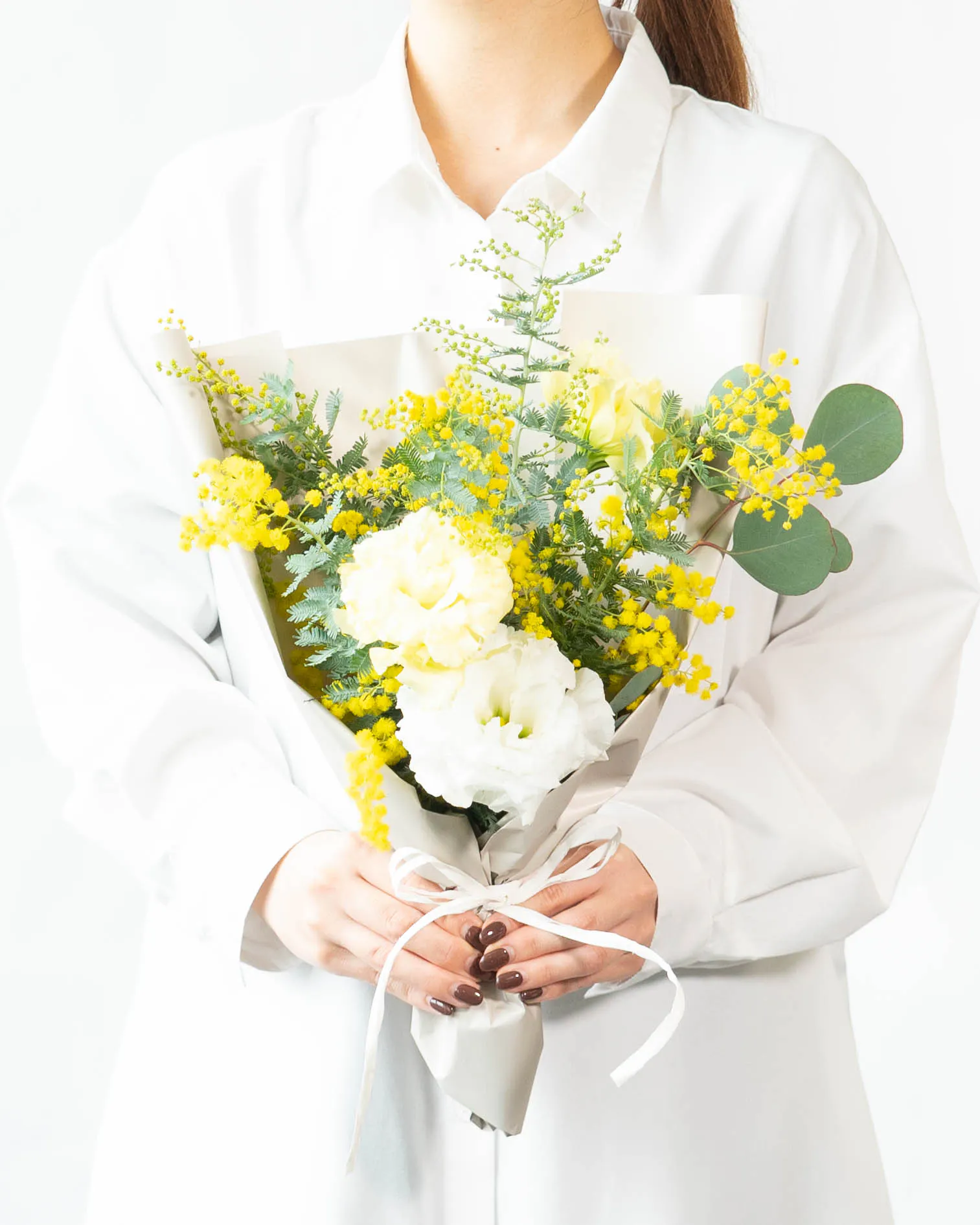 産地直送 KOMATSU FLOWER ミモザ 花束 | 送料無料 HitoHana（ひとはな）
