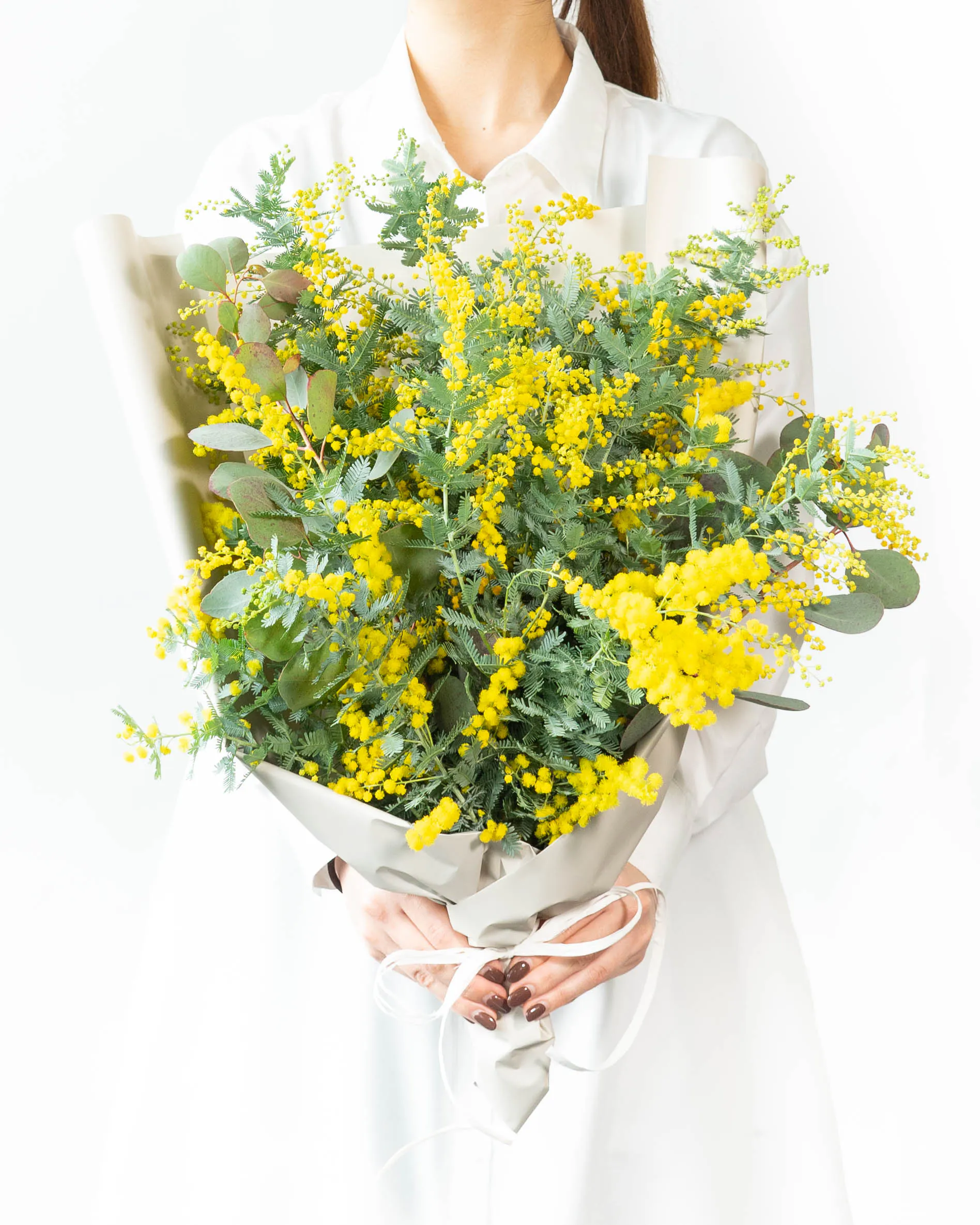 産地直送 KOMATSU FLOWER ミモザ 花束 | 送料無料 HitoHana（ひとはな）