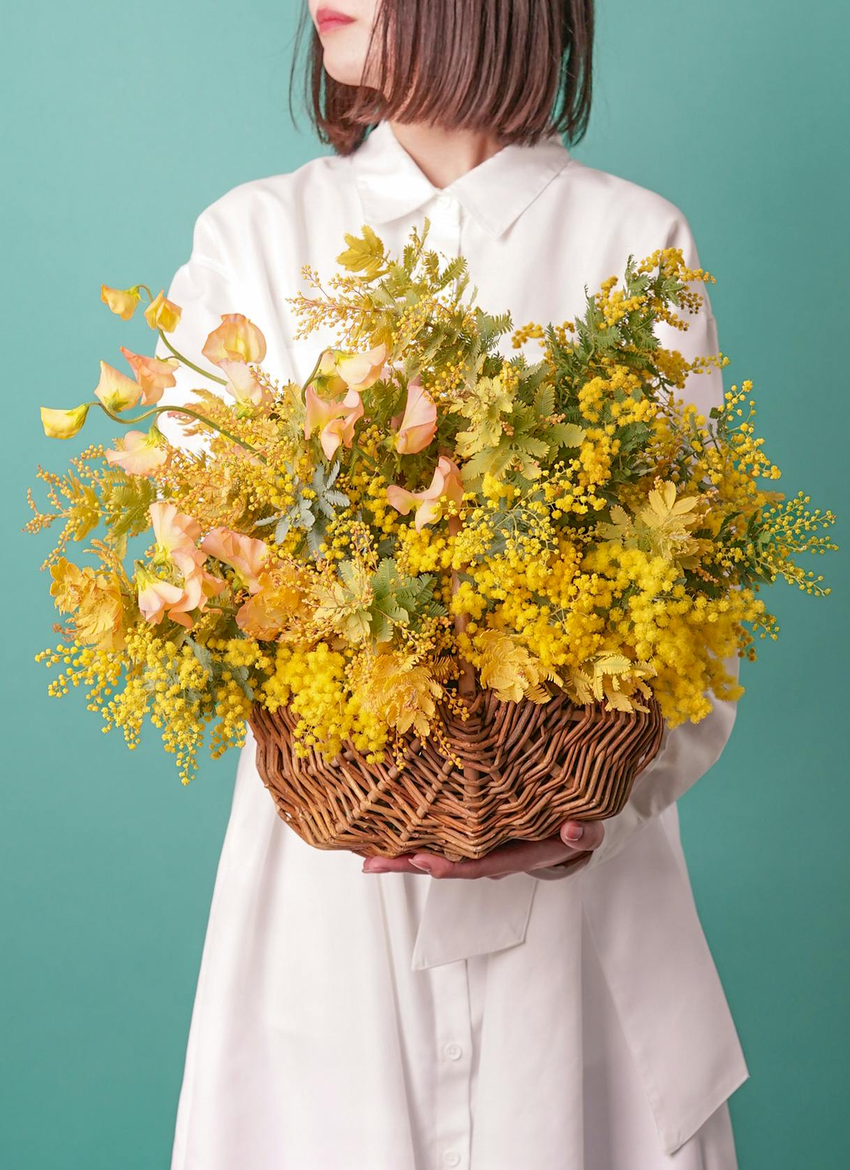 ミモザのアレンジメント | HitoHana（ひとはな）