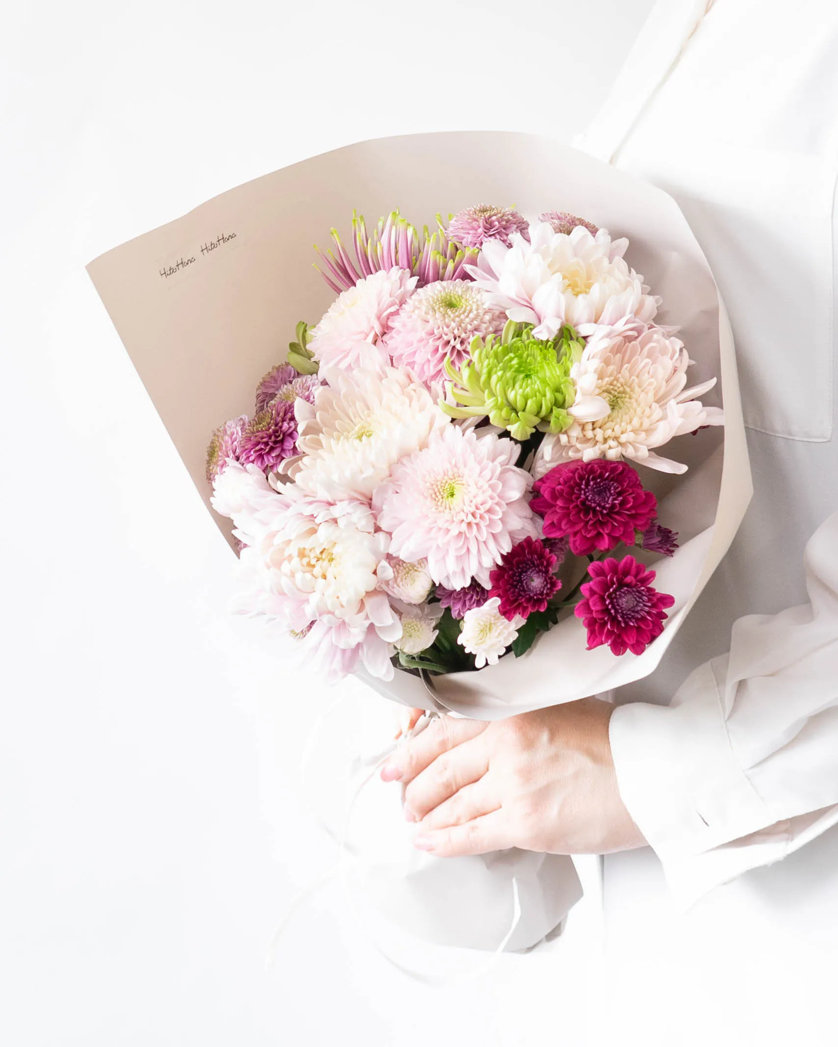 産地直送 マム花束 ピンク 15本／愛知 ジャパンフラワードリームからお  