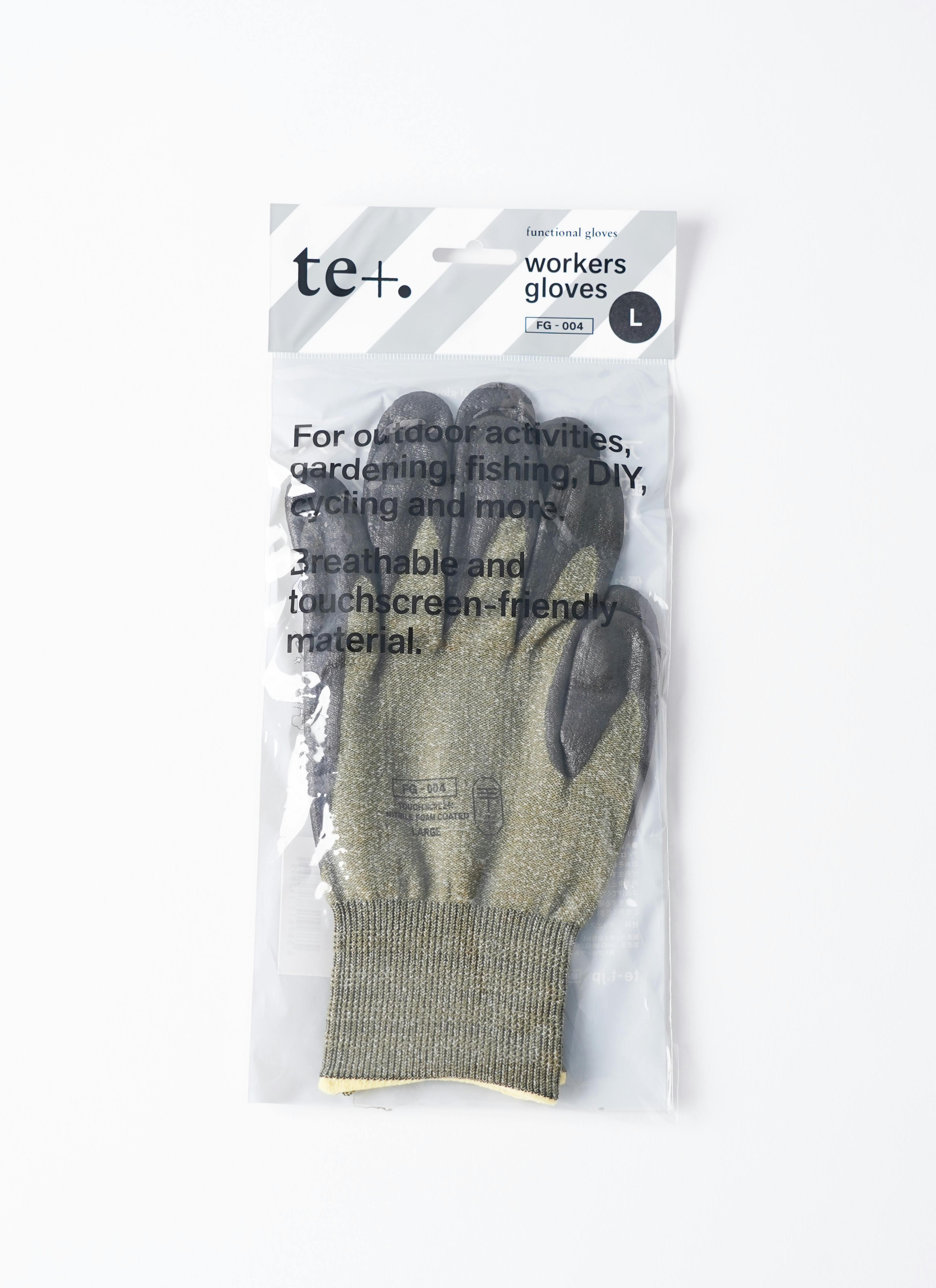 園芸用手袋 te+.（テト）workers gloves olive Lサイズ | 観葉植物なら