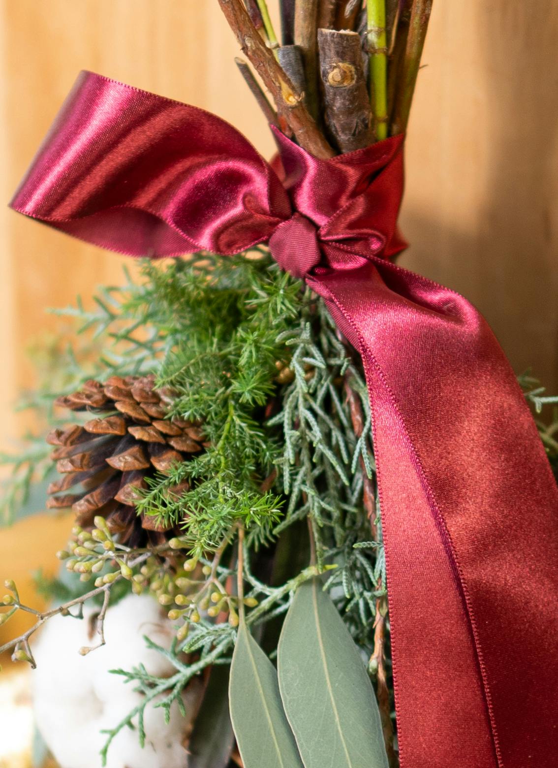 クリスマス(*^^*)縦長スワッグ　フレッシュ 2023-746152.jpg?v=1700095875