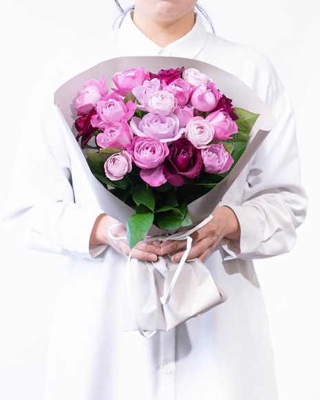 古希祝いのお洒落な花