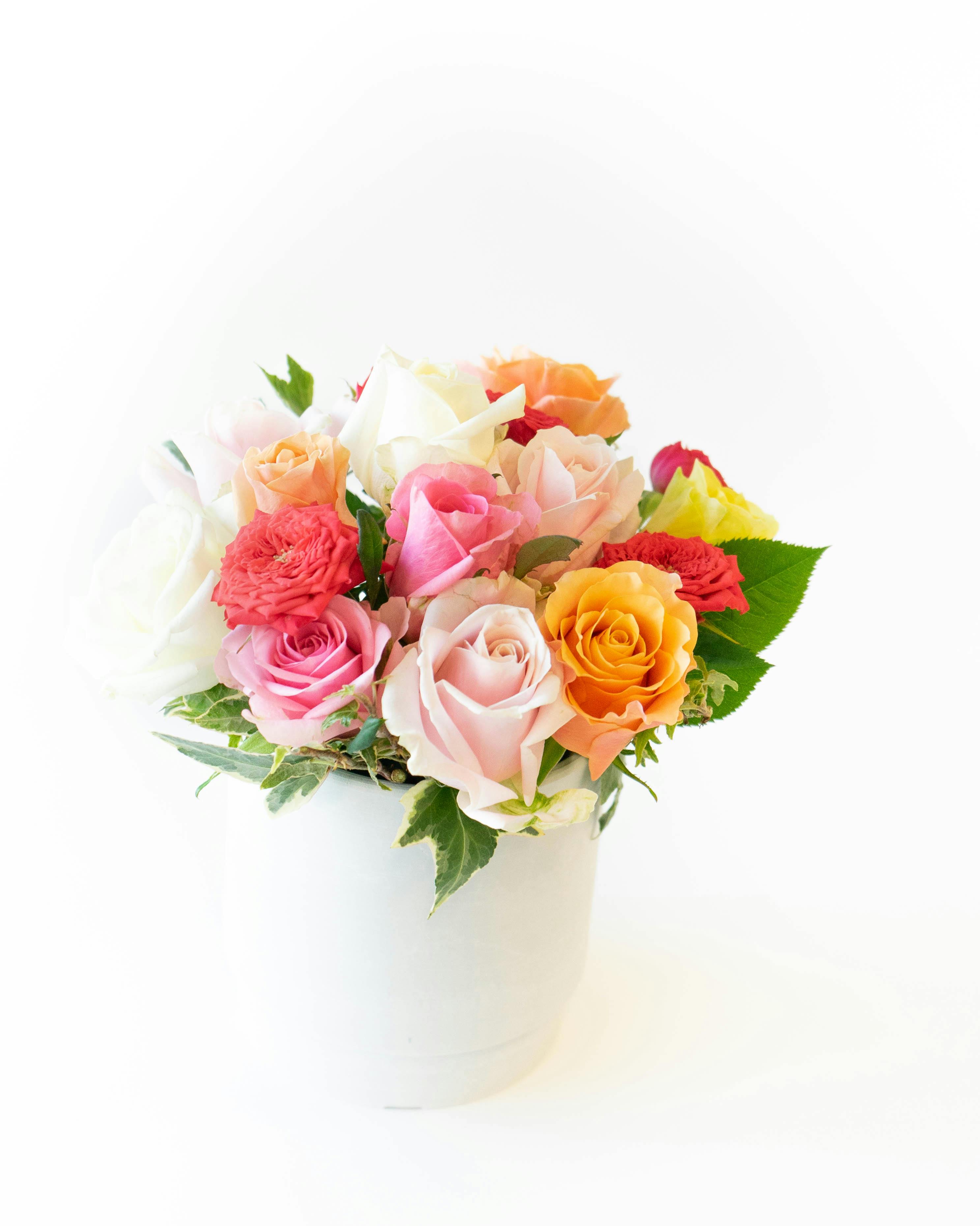 産地直送 バラ アレンジメント ミックスおまかせ ／愛知 榊原薔薇園