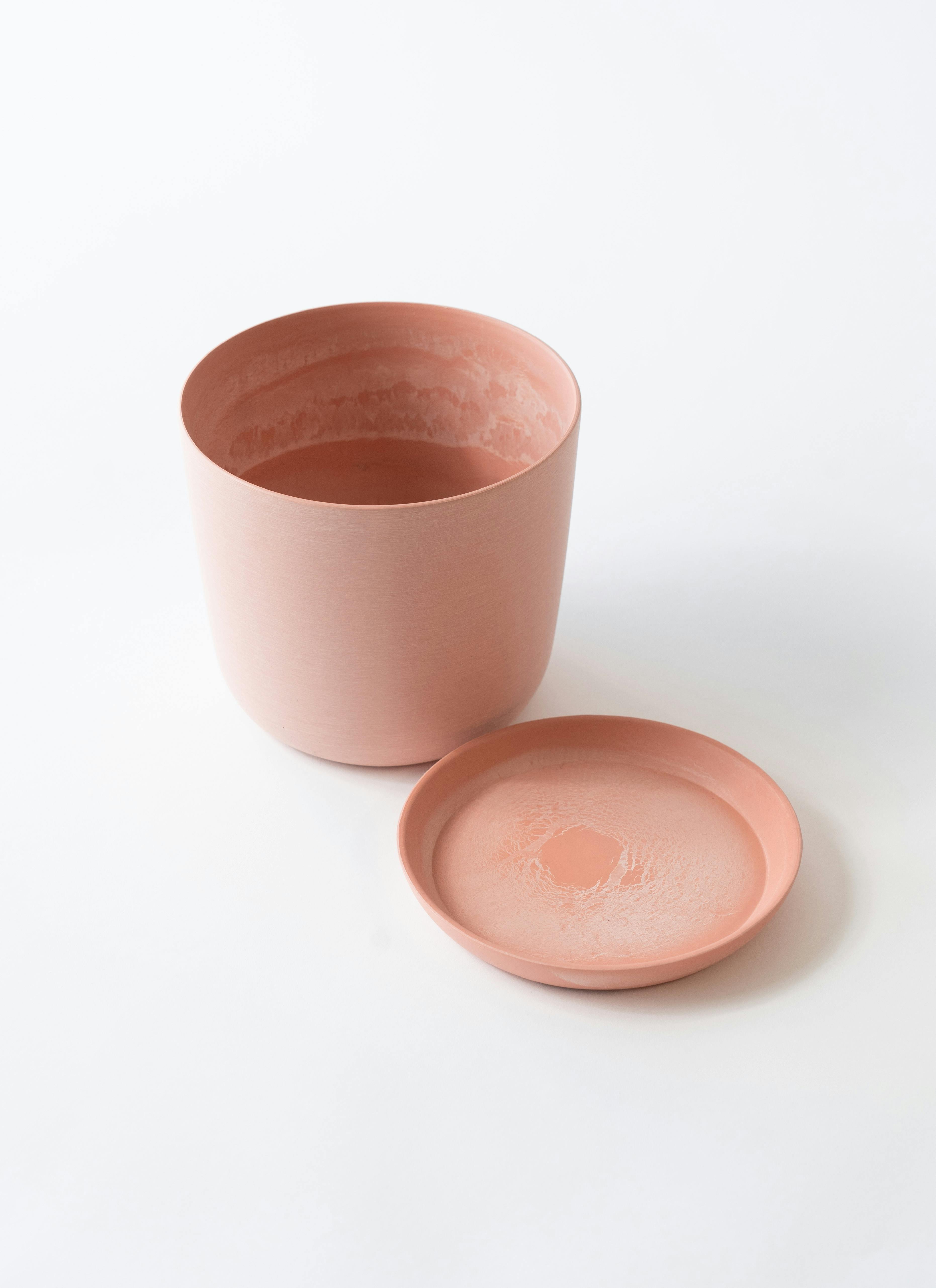 鉢カバー・植木鉢 エステリ 4号鉢用 ピンク #FARM 83112 | 鉢カバー