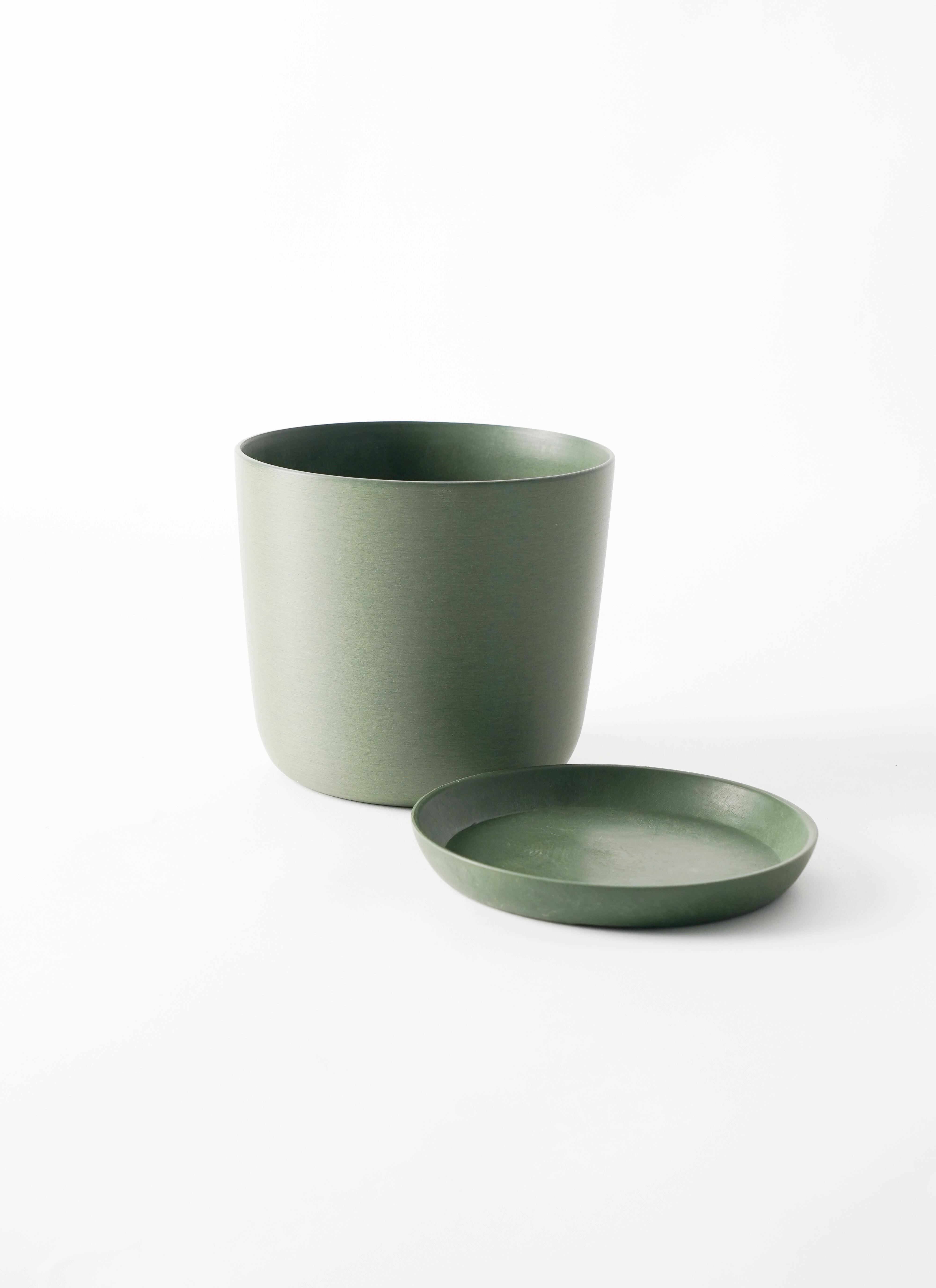 鉢カバー・植木鉢 エステリ 4号鉢用 グリーン #FARM 83109 | 鉢カバー